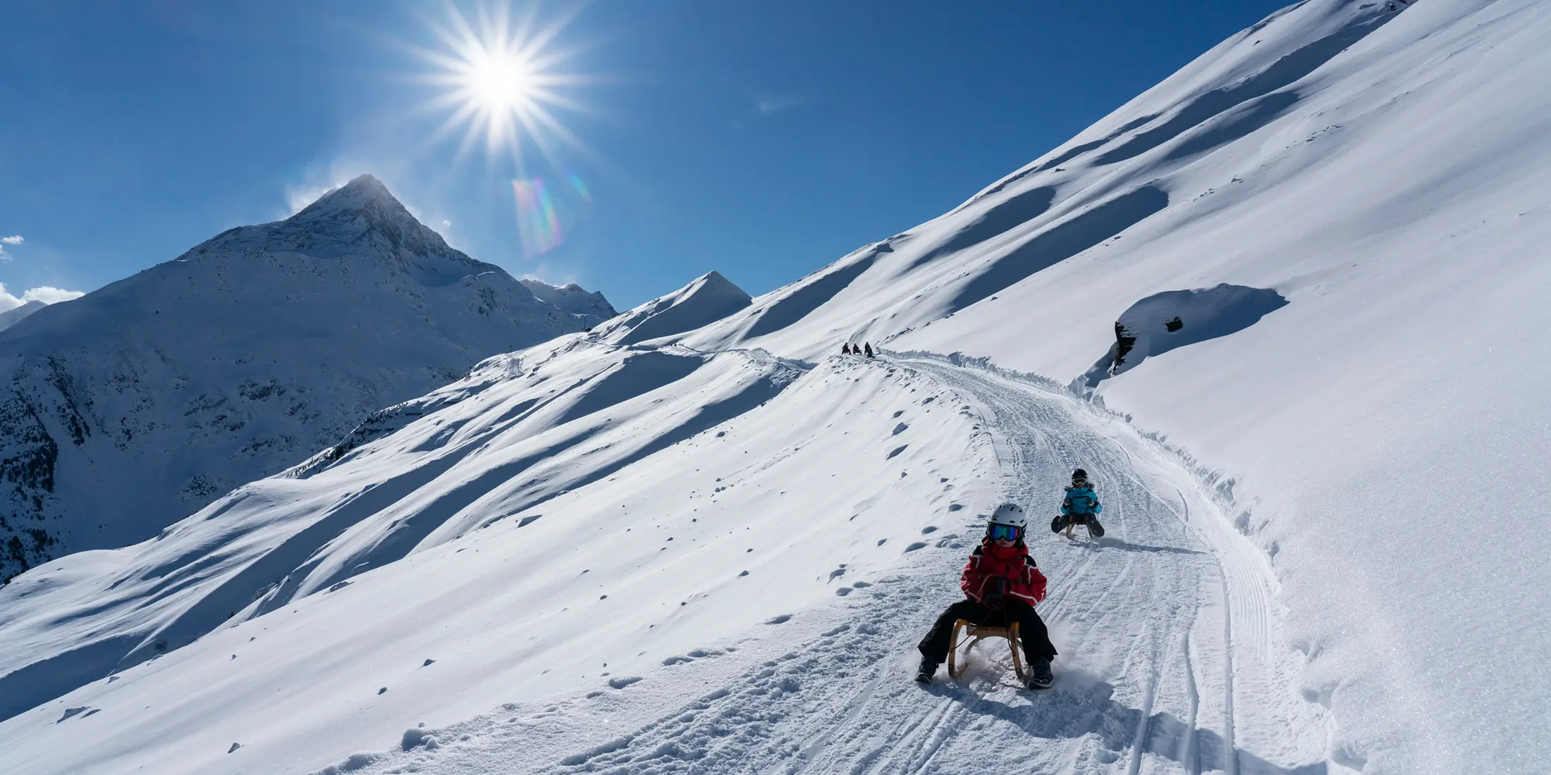 Rodeln in Sölden